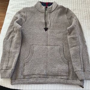 L.L.Bean quarter zip wool sweater.